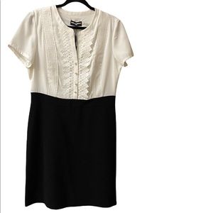 NWT Karl Lagerfeld Black & White Dress Size 12